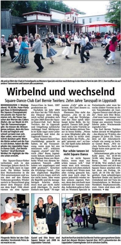 EARL BERNIE TWIRLERS SDC e.V.
